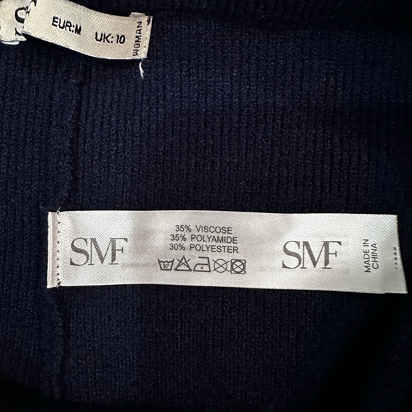 Navy Knit Pants (legging type) - Picture 4 of 5